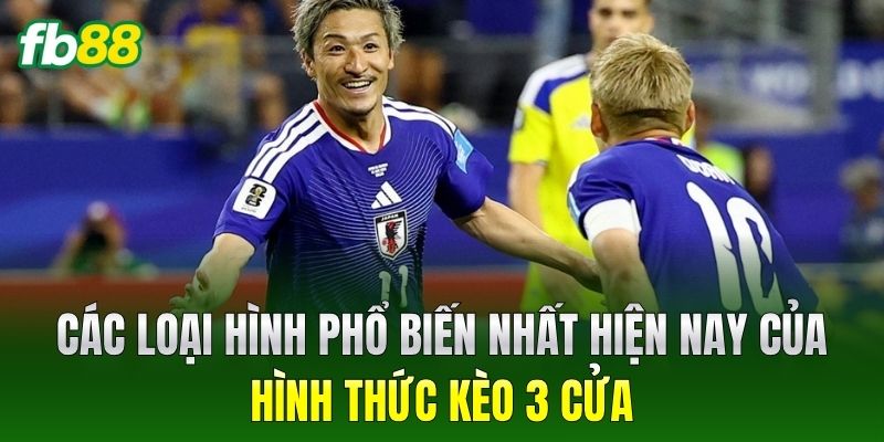 Kèo 3 Cửa Tại FB88 - Hướng Dẫn Cách Đặt Cược Chi Tiết 2 Các loại hình phổ biến nhất hiện nay của hình thức Kèo 3 Cửa