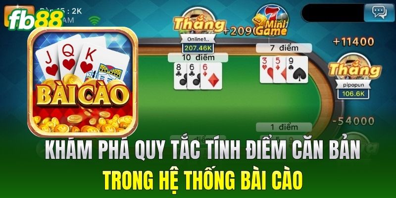 Khám phá quy tắc tính điểm căn bản trong hệ thống Bài Cào