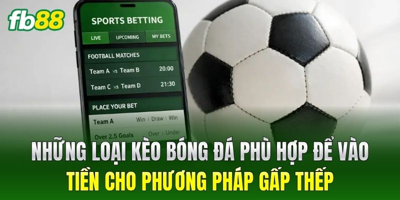 Những loại kèo bóng đá phù hợp để vào tiền
